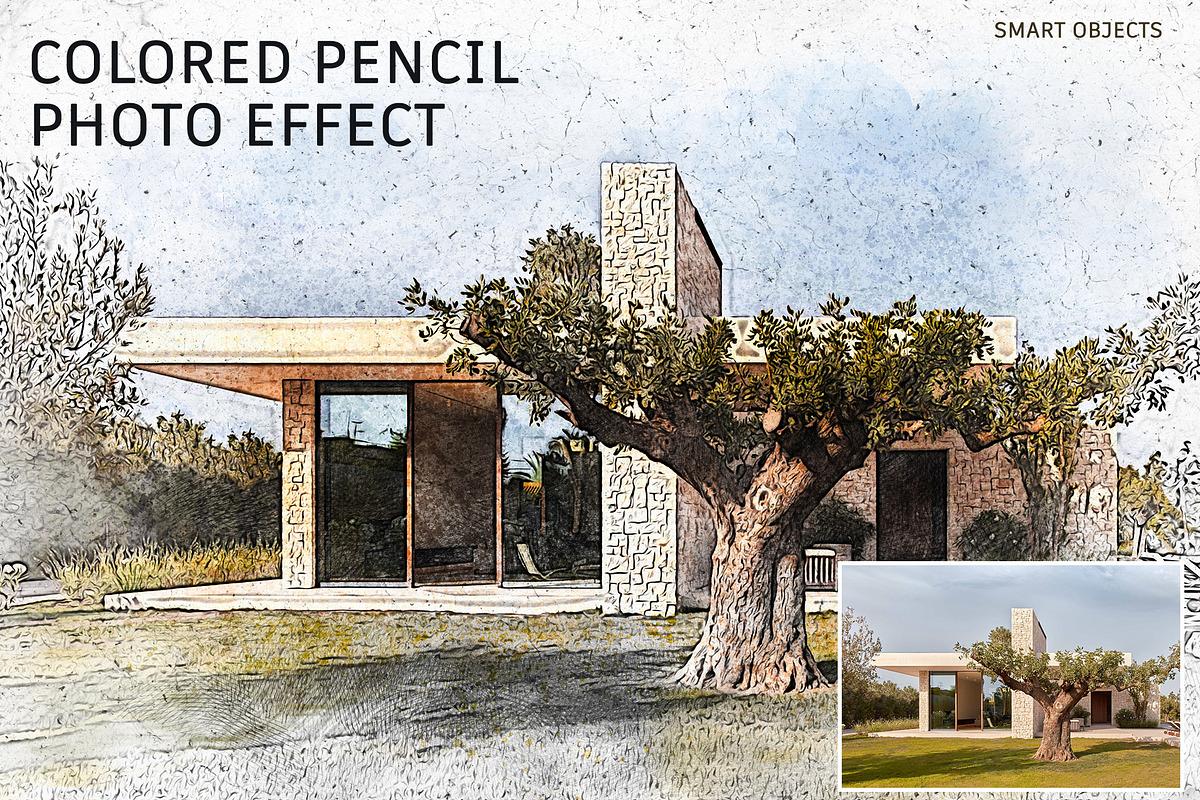 Colored Pencil Photo Effect, an Action Add-On by 3d_model_tifotizi (Photo 1 of 3)