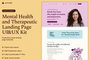 JoyCare -  Landing Page UI&UX Kit, a Landing Page Template by Base Design Studio (Thumbnail 1 of 4)