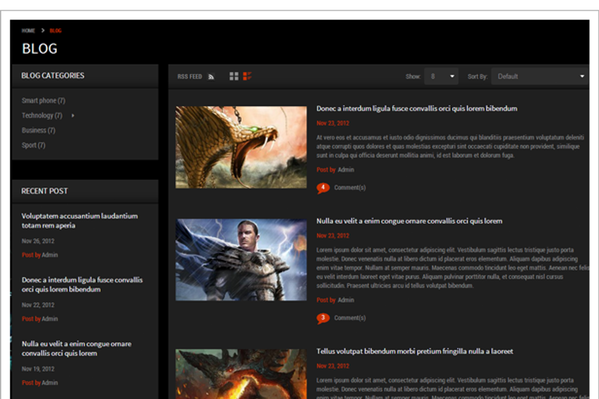 Repose - Game OpenCart Theme, a Websites & App Template by giao.trinh (Photo 4 of 5)