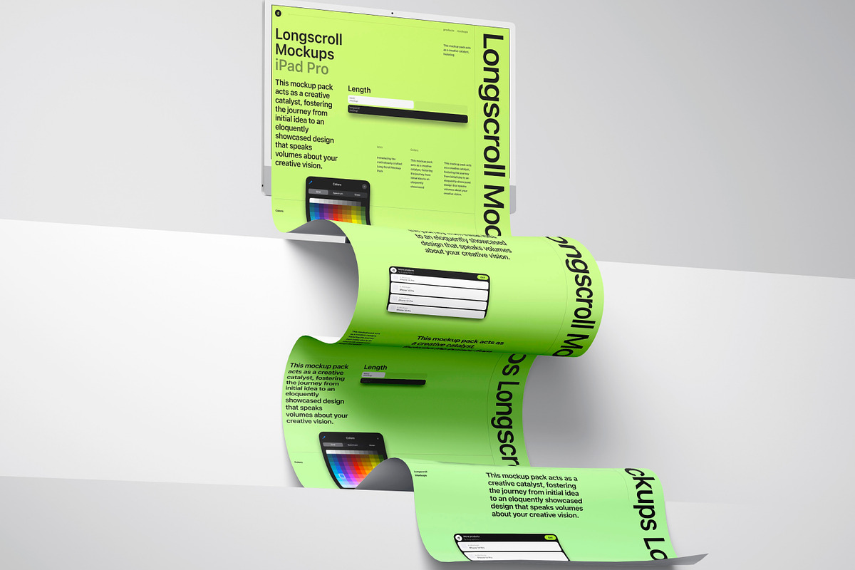 iMac 24 inch Longscroll Mockups, a Mac Mockup by ls.graphics (Photo 10 of 10)