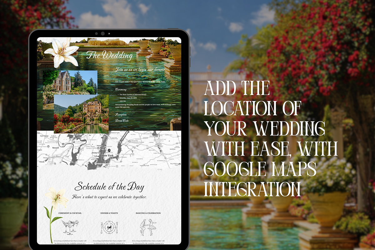 Squarespace Wedding Website Template, a Squarespace Template by Sofia Designs (Photo 3 of 4)