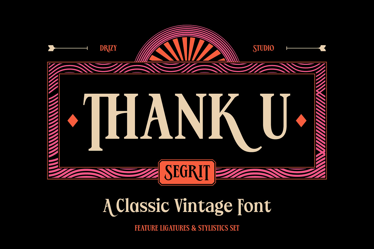 Segrit – Classic Vintage Font, a Serif Font by Drizy (Photo 10 of 10)