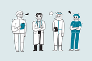 Hand-drawn Vector healthcare Set, a Healthcare Illustration by Huza Studio (Thumbnail 8 of 10)