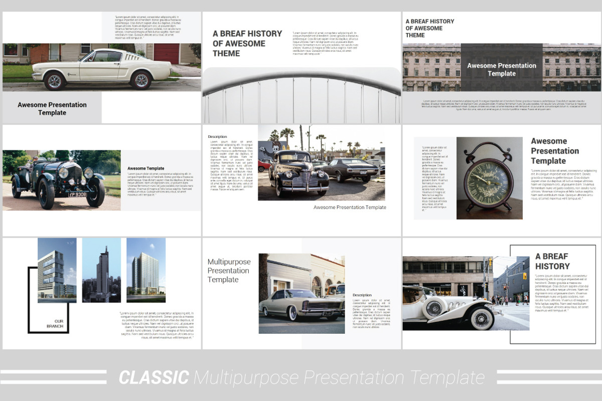 Classic Minimal Keynote Template, a Presentation Template by Presentation Official (Photo 3 of 13)