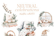 Watercolor Christmas Graphics, a Seasonal Illustration by studioequinox (Thumbnail 7 of 8)