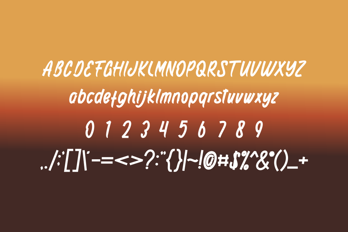 Harus Objective - Font, a Handwritten Font by artchiles_design (Photo 4 of 5)