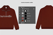 Quarter zip sweatshirt mockup, a Shirt Mockup by Barmecide Mockup Studio (Thumbnail 3 of 3)