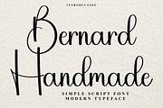 Bernard Handmade, a Handwritten Font by FreshTypeINK (Thumbnail 1 of 8)