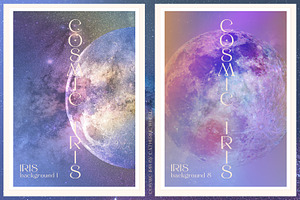 Cosmic Iris Space Backgrounds