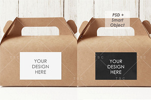 Favor Box / Sticker Mockup Bundle