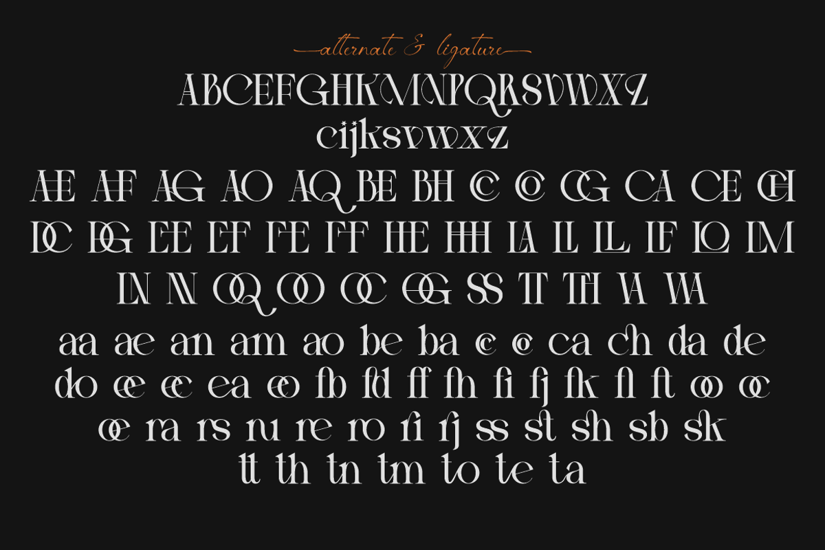 Lorenna - Elegant Duo Font, a Handwritten Font by MaikoHatta (Photo 5 of 11)