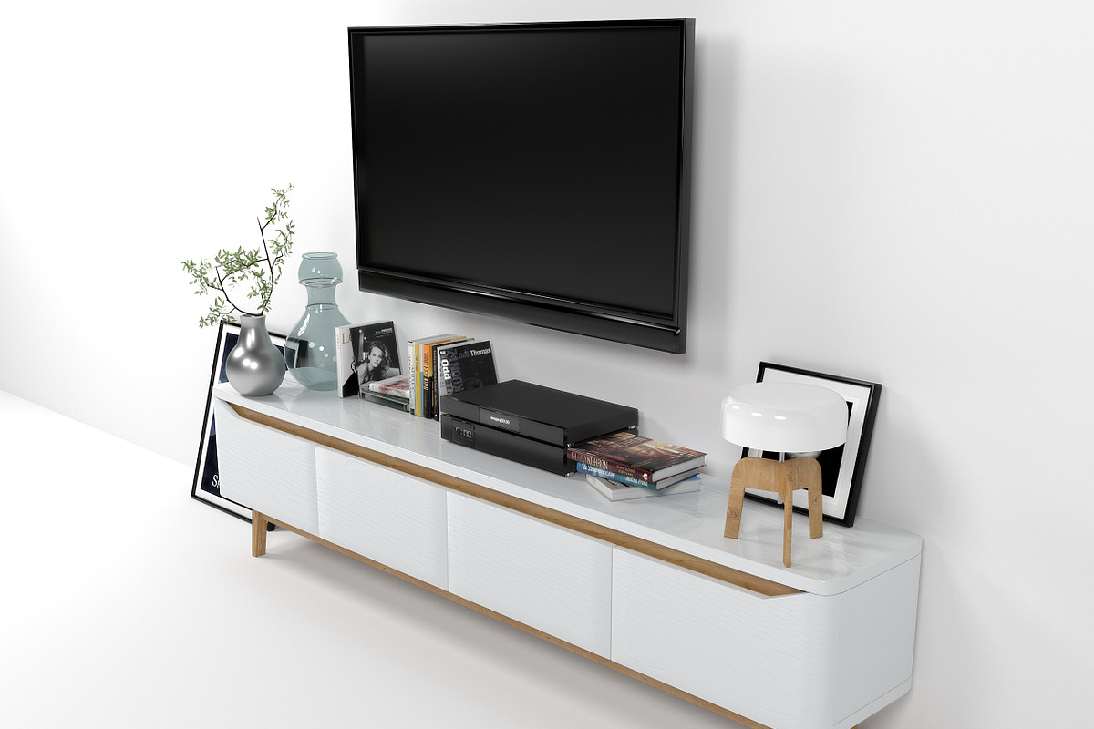 TV stand 1702, a Furniture 3D Model by inDahouze (Photo 3 of 9)