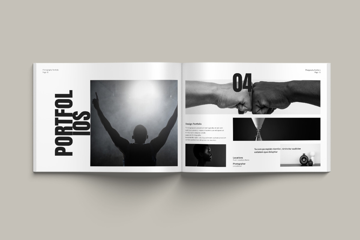 Photographer Portfolio Landscape, a Brochure Template by Pixelpick (Photo 7 of 9)