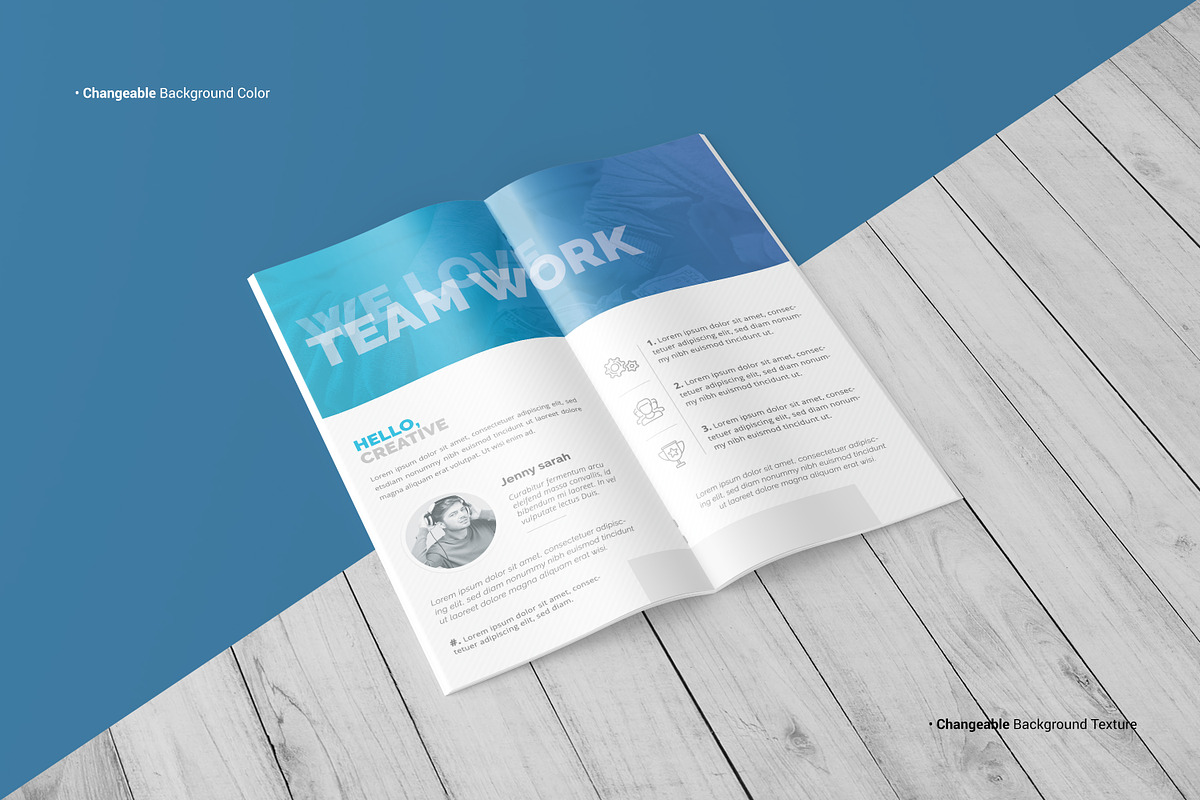 DL Brochure / Magazine Mockup, a Mockup by Toasin Studio (Photo 3 of 8)
