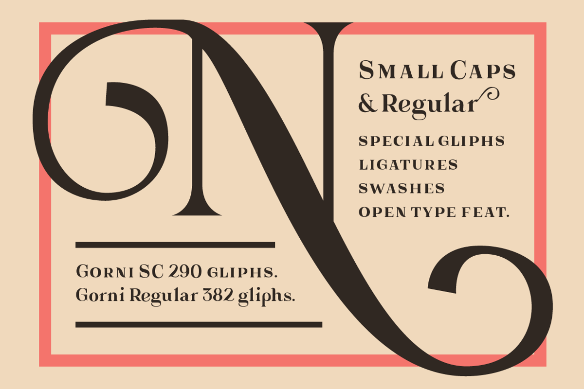 Gorni typeface, a Serif Font by MaGo (Photo 2 of 10)
