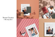 Scenes Creator - (Mockup Kit), a Books & Magazine Mockup by Momogi (Thumbnail 1 of 12)