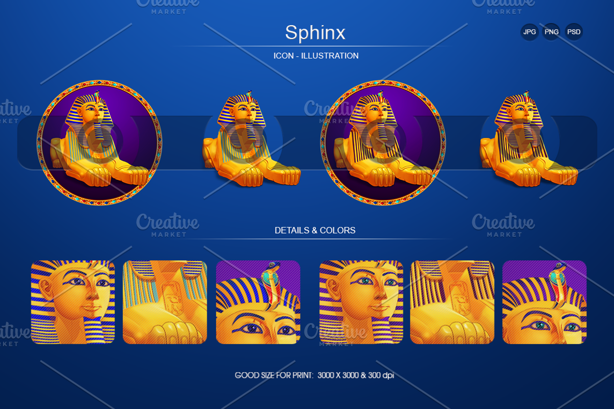Sphinx of Egypt, an Icon by nikolay.dimitrov