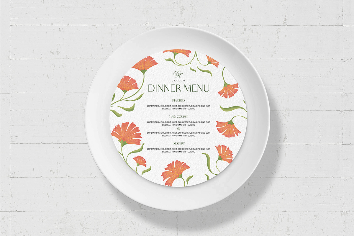 Circle Menu Layouts, a Flyer Template by BrandPacks (Photo 3 of 4)