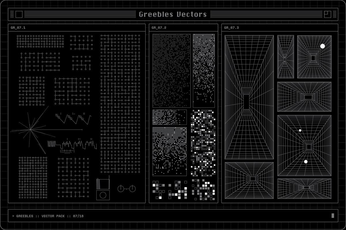 Greebles Vector Pack, an Object Graphic by MiksKS (Photo 13 of 24)