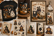 Halloween Pet Costume Clipart Bundle, an Object Graphic by Daisy Design (Thumbnail 6 of 8)