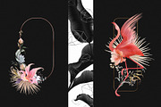 Flamingo - tropical constructor, a Decorative Illustration by Gluiki (Thumbnail 7 of 11)