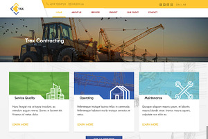 Trex Construction HTML PSD Template