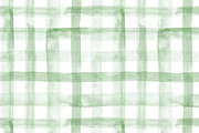Watercolour plaid in light green, a Pattern Graphic by Anya-D (Thumbnail 2 of 5)