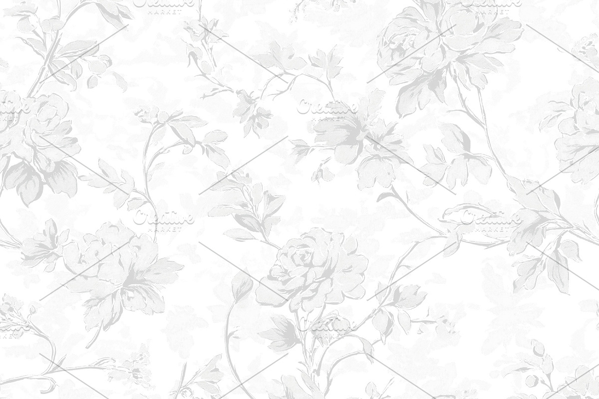 Seamless pattern, vintage floral wallpaper pattern with delicate, a Pattern Graphic by Studio ANNA
