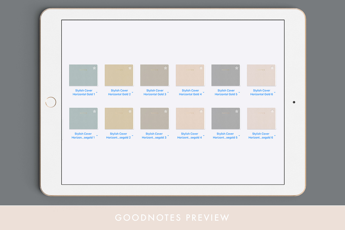 Landscape goodnotes notebook covers, a Stationery Template by By Lef Planning (Photo 4 of 5)