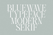 Bluewave - Modern Serif, a Serif Font by Mikhail Fukurou (Thumbnail 2 of 11)