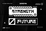 Goretax - Tech Display Font, a Sans Serif Font by Inviline.co (Thumbnail 7 of 11)
