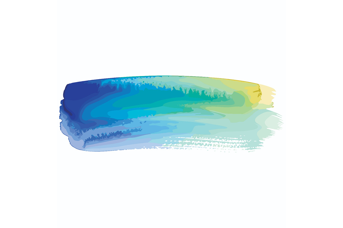 Abstract Watercolor Brush Strokes, a Decorative Illustration by Designer_Momina (Photo 6 of 11)