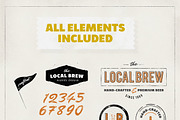 Vintage Logos & Badges: Local Brew, a Branding & Logo Template by eppearance (Thumbnail 6 of 9)