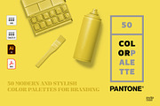 50 Pantone Branding Color Palettes, a Palette Add-On by Pulpixel Design (Thumbnail 1 of 6)