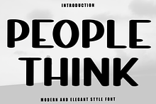 People Think