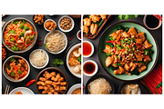 SET Dumplings on Plate Jiaozi, a Background Graphic by IrySha (Thumbnail 4 of 6)