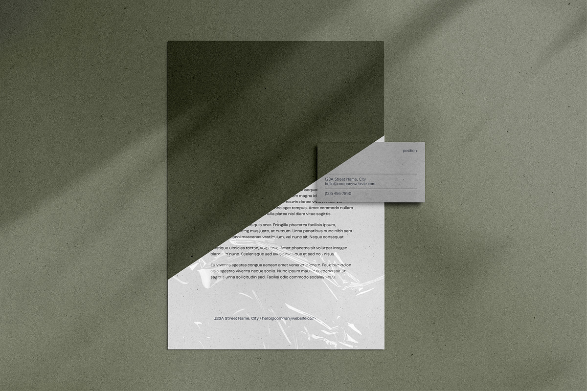 A4 Paper / Stationery Mockups 02, a Pens & Pencil Mockup by dpi (Photo 3 of 11)