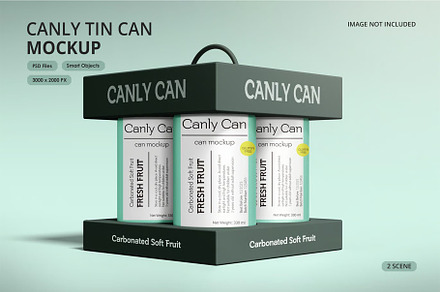 Tin Can Mockup