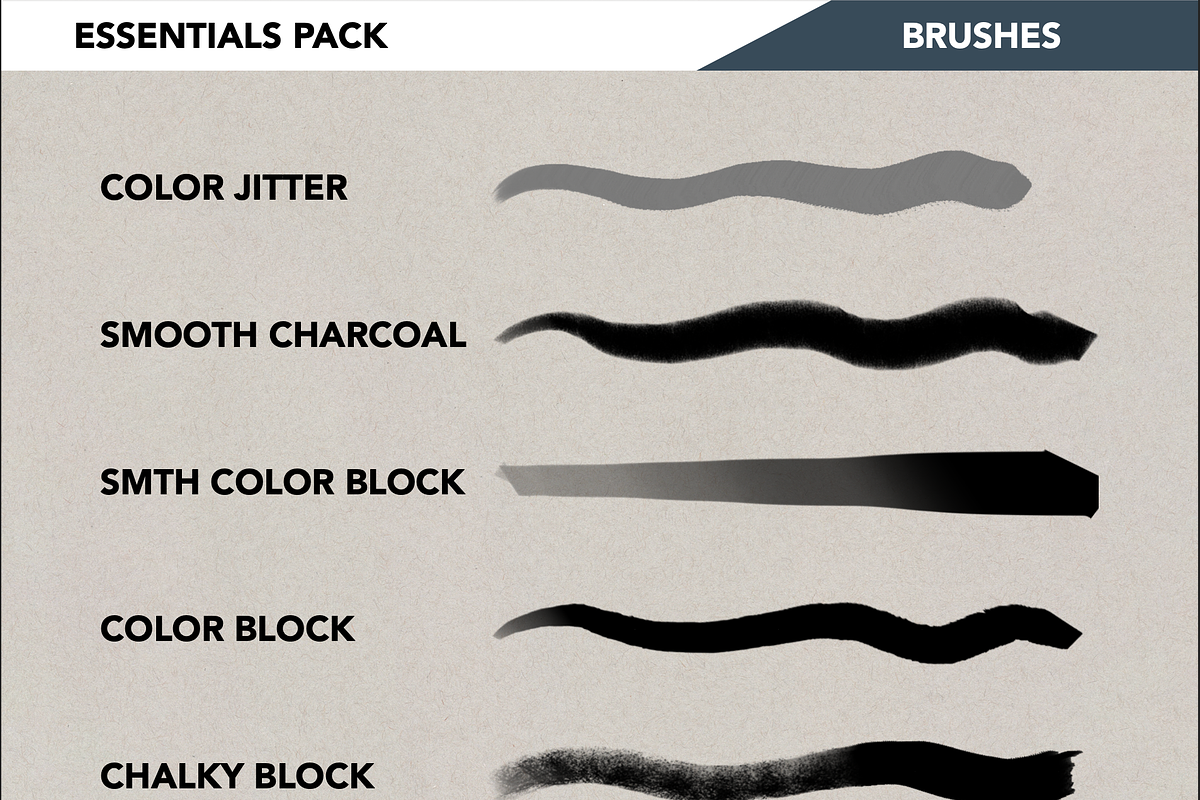 Procreate Essentials Pack, a Brushes & More by Kassandra Escoe (Photo 9 of 15)
