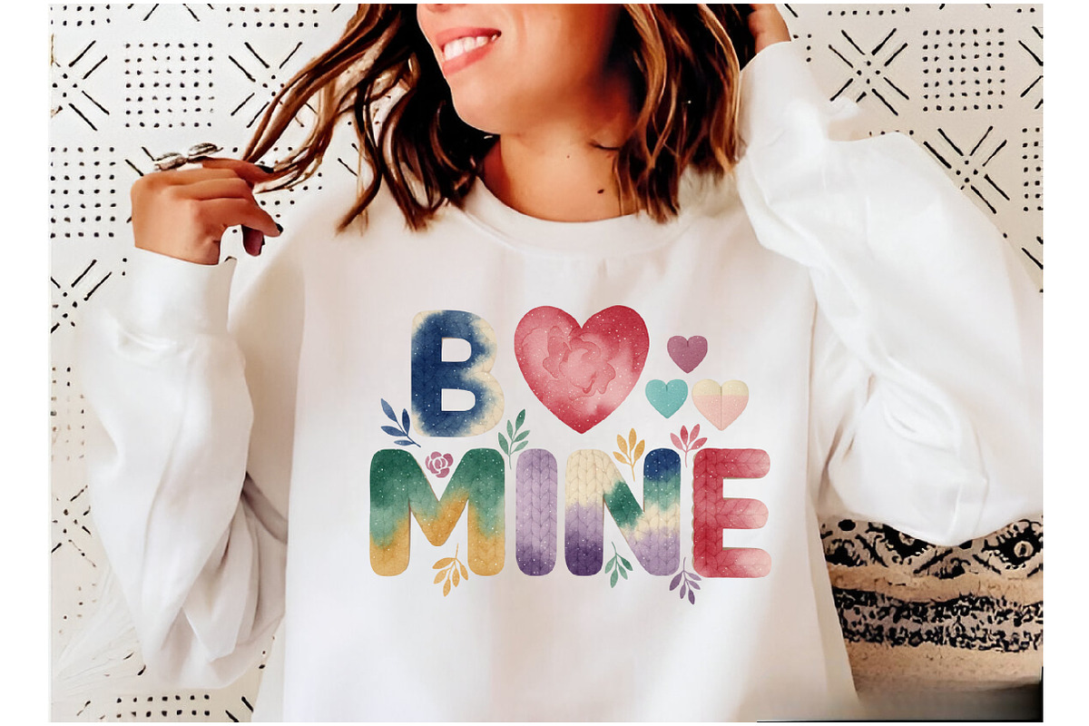 Be Mine Yarn VDay, Trendy Valentines, an Illustration by Designking (Photo 2 of 6)