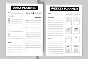 Daily and Weekly Planner Design, a Stationery Template by MightyDesign (Thumbnail 3 of 6)