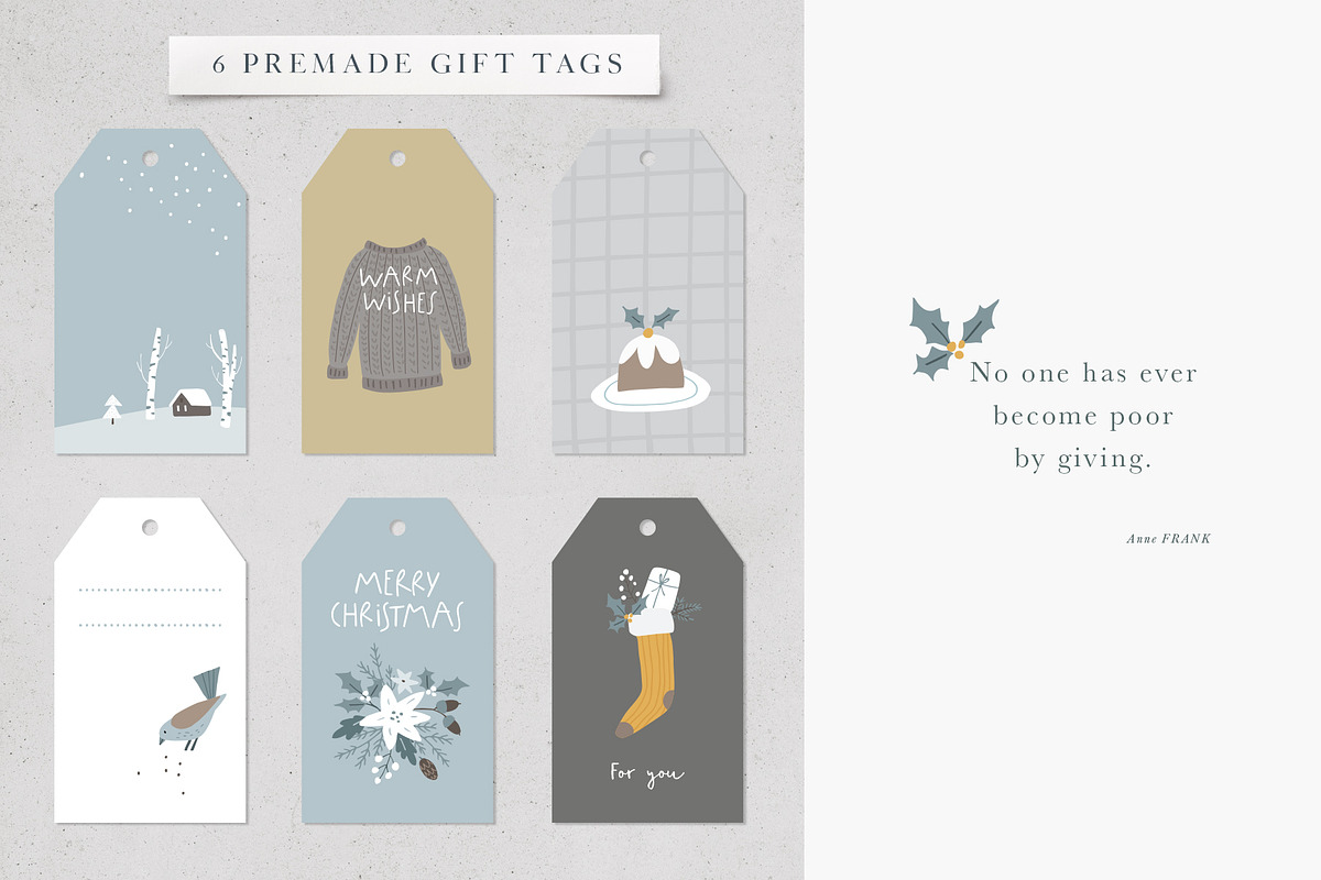 Scandi Christmas maps, cards creator, an Animal Illustration by Tabita's shop (Photo 13 of 17)