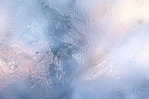 Winter morning frost on glass, a Photo by Beautiful things
