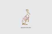 VINTAGE RABBIT LOGO & ILLUSTRATION, a Branding & Logo Template by Uncle Wiel (Thumbnail 7 of 13)