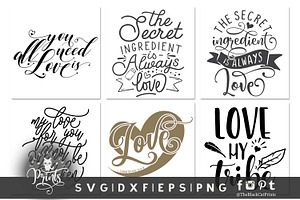 Valentines Bundle SVG DXF EPS PNG