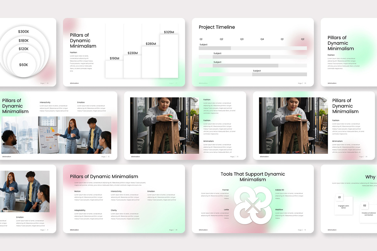 Minimalism Presentation PowerPoint, a Presentation Template by Premast (Photo 4 of 4)