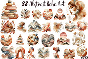 Modern Abstract Boho Art, an Illustration by DreamCafeArt (Thumbnail 1 of 6)