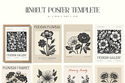 Linocut Flowers #2 | Poster Builder, an Object Graphic by KetteCreate (Thumbnail 7 of 13)