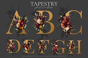 Tapestry Floral Art Collection