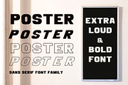 POSTER Sans Serif Font Family, a Sans Serif Font by Anna Zakharchenko (Thumbnail 2 of 13)